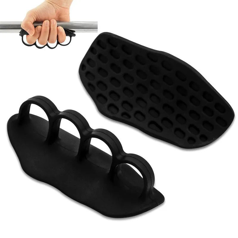 Silicone Weightlifting Grip Pads | Anti-Slip Palm Protection