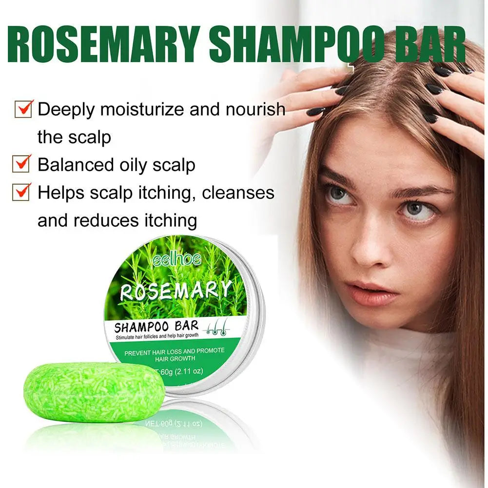Rosemary Shampoo Bar – Ginger, Bamboo, Lavender & Fo-Ti