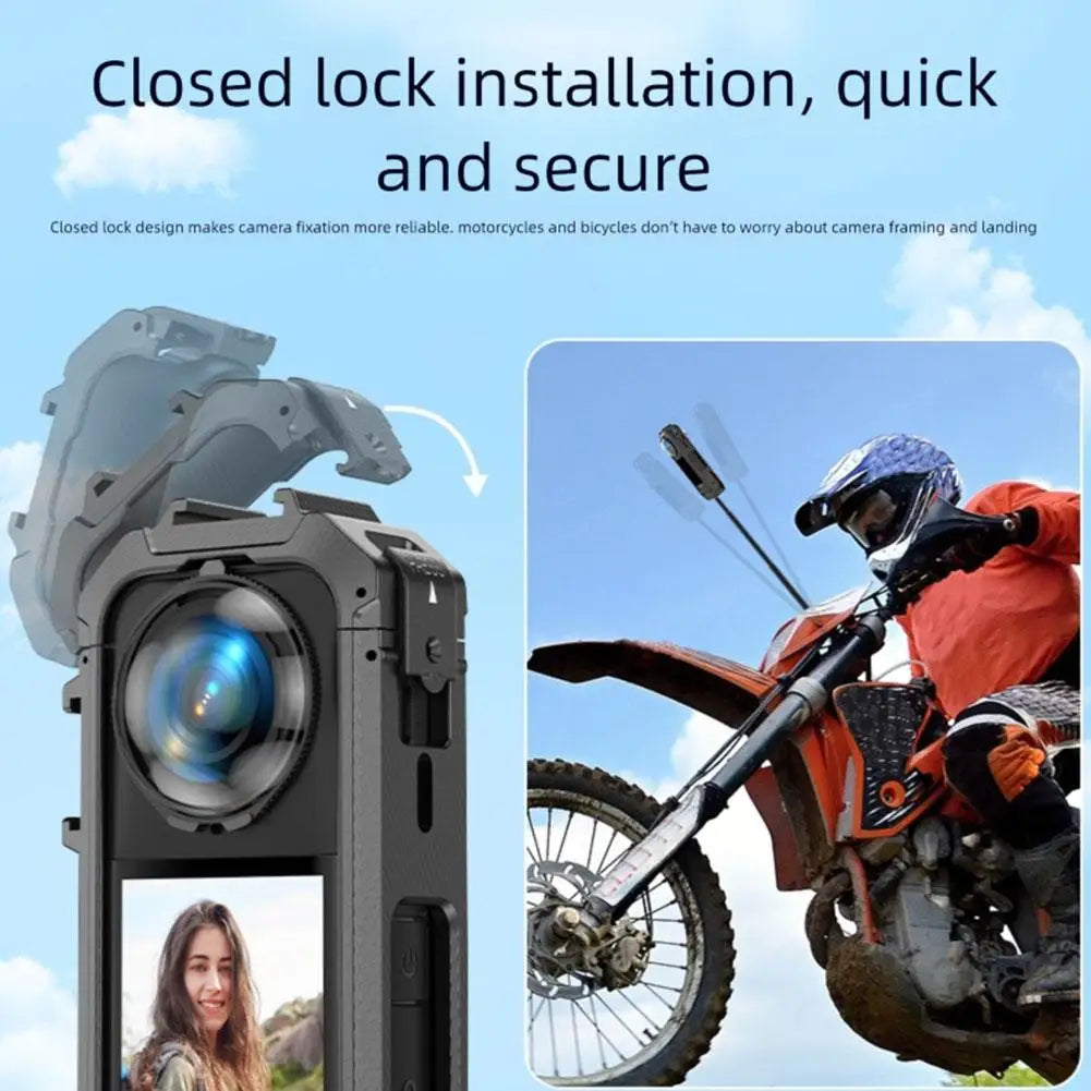 Insta360 X5 Protective Frame Cage with Cold Shoe Mount | PC
