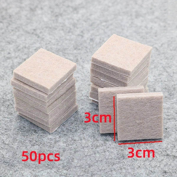 Felt Furniture Leg Pads 18–128pcs | Self-Adhesive Floor Protectors