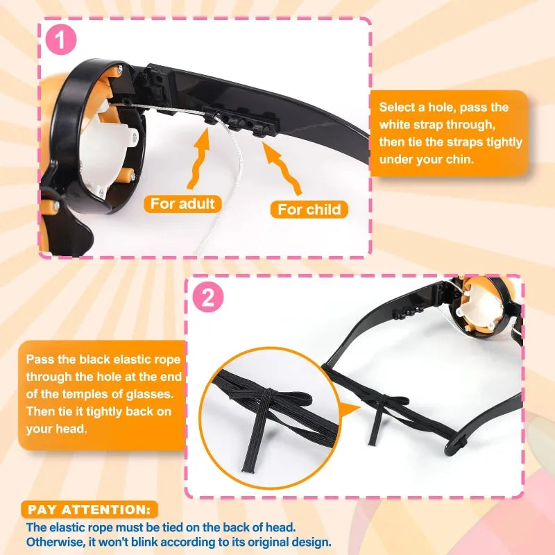 Halloween Crazy Eye Glasses – Funny Novelty Gag Prop for Kids