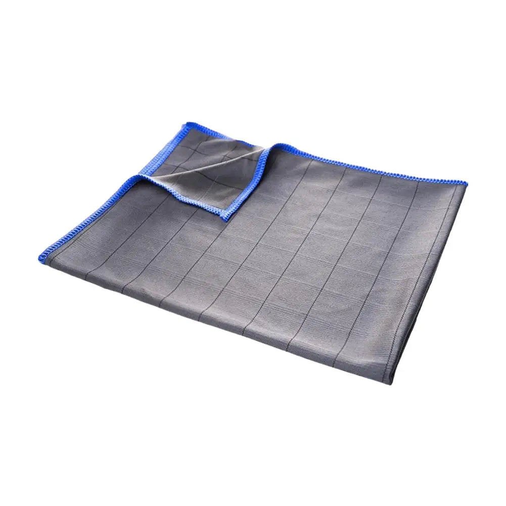 Lint Free Carbon Fiber Cleaning Cloth Glass Window Polishing Streak Free Miracle Easy Clean Rag Reusable for Kitchen Dish Peaceful Pleasures Health and Wellness E