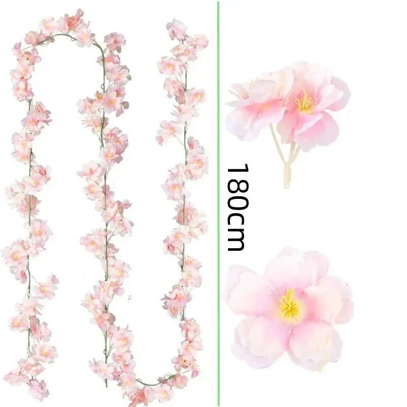 Artificial Cherry Blossom Garland 180cm | Wedding & Home Décor