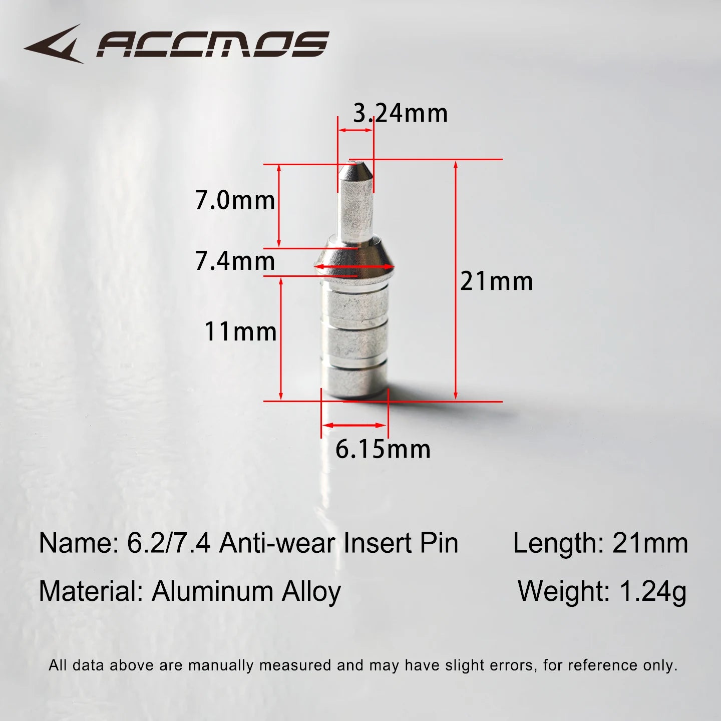 Nock Pin ID3 Aluminum Arrow Tail Shaft Archery Shooting Accessories