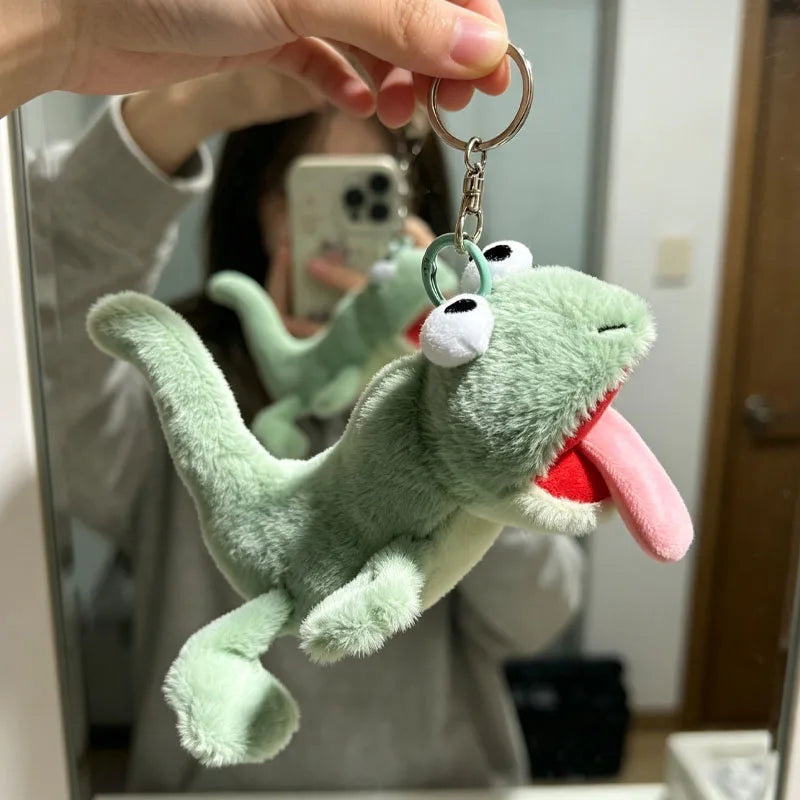 Lizard Plush Keychain Funny Squeeze Toy – 1-20 PCS | Bag Charm