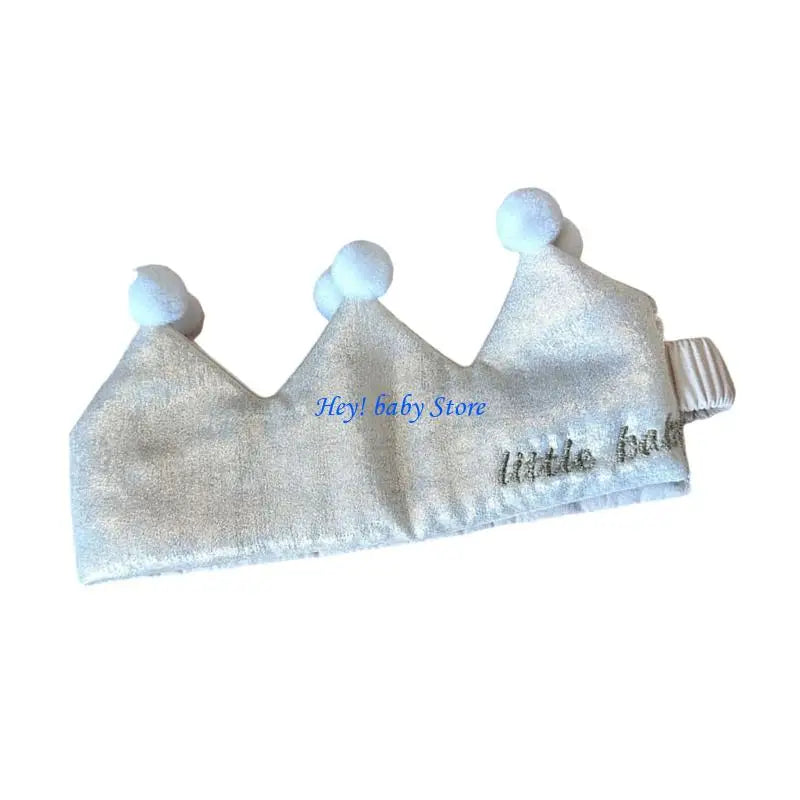 Elastic Baby Crown Headband for Birthdays & Gatherings