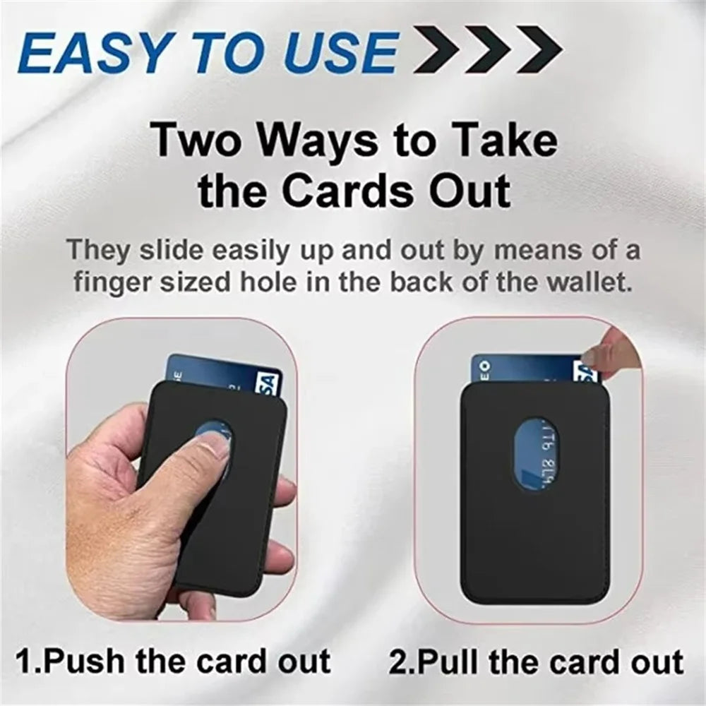 MagSafe Leather Wallet Case Card Holder Stand – iPhone 15/14/13