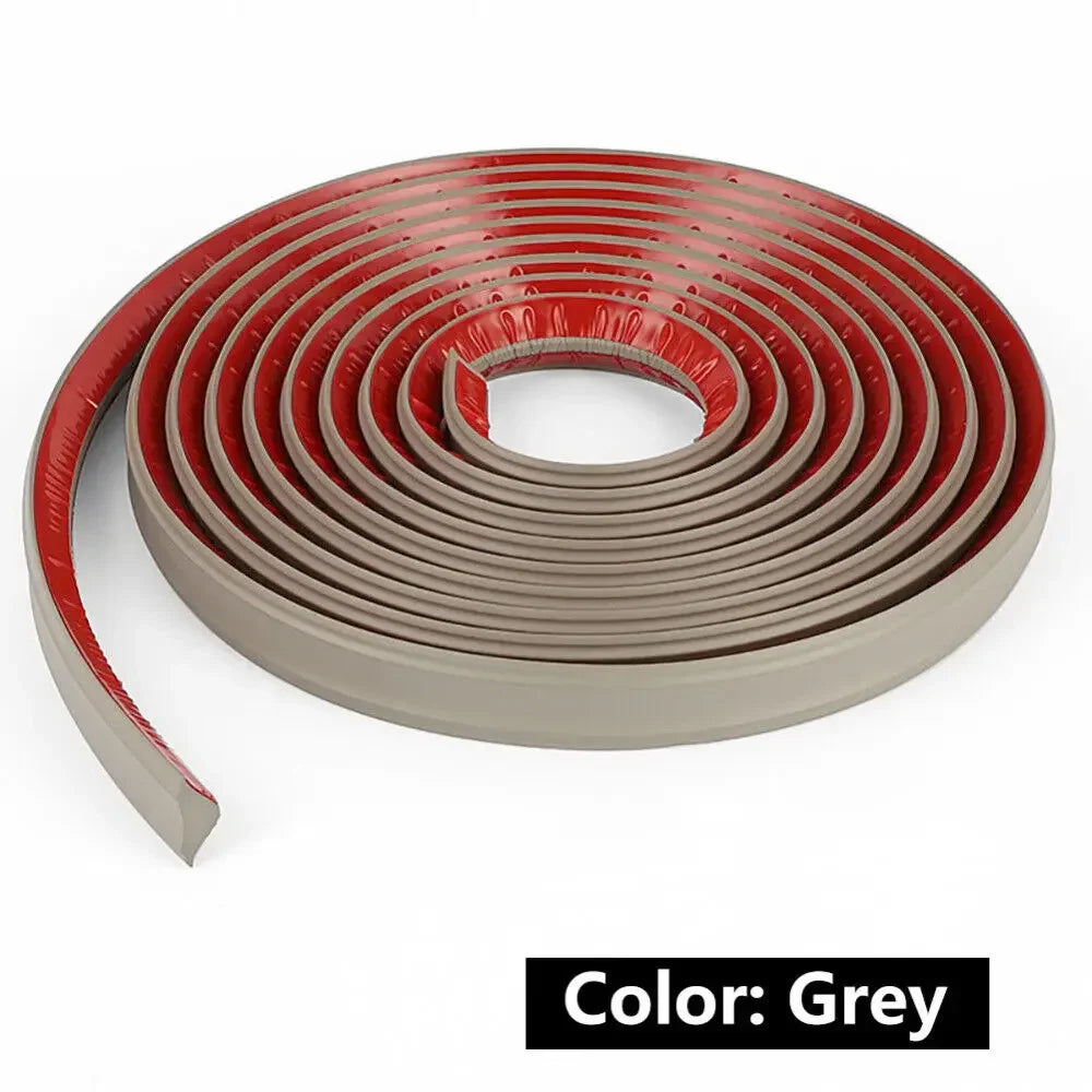 5M Self-Adhesive PVC Corner Trim Molding Strip | Skirting Line
