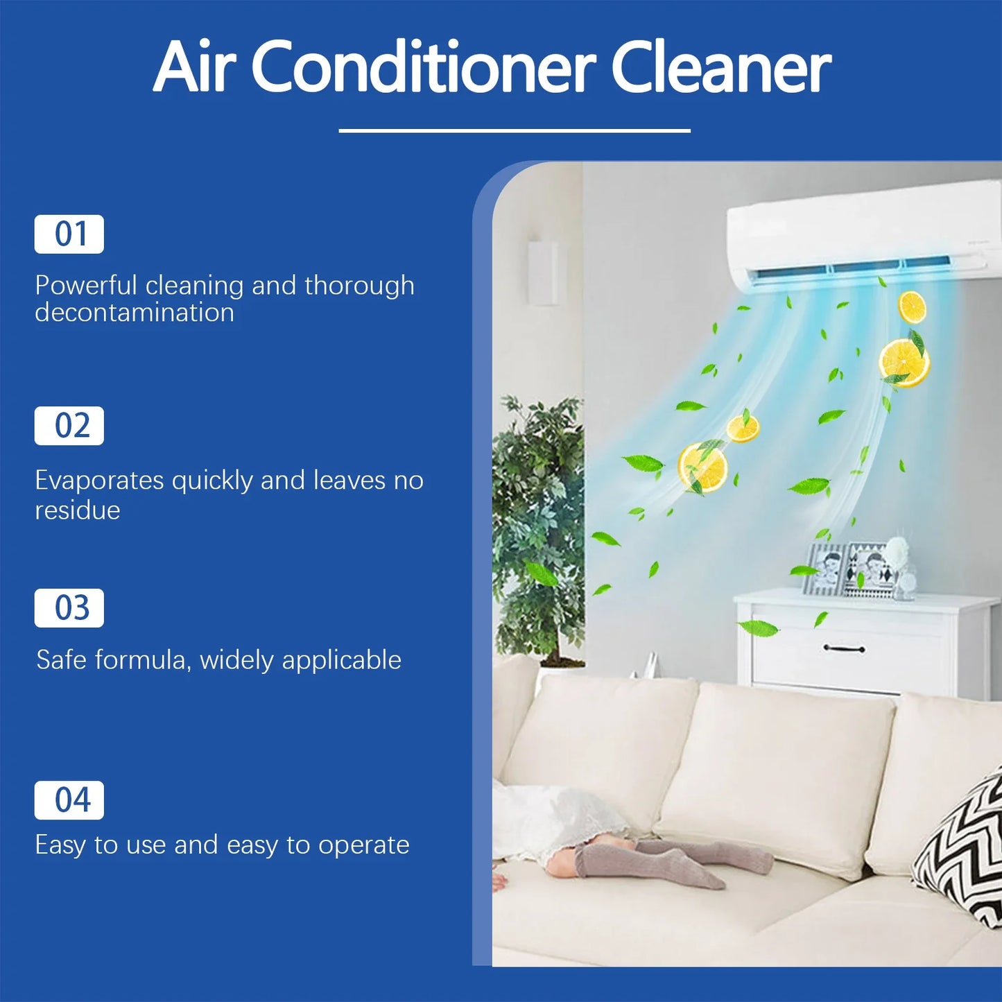 JAKEHOE AC Foam Cleaner Spray – Dust, Bacteria & Odour 120ml