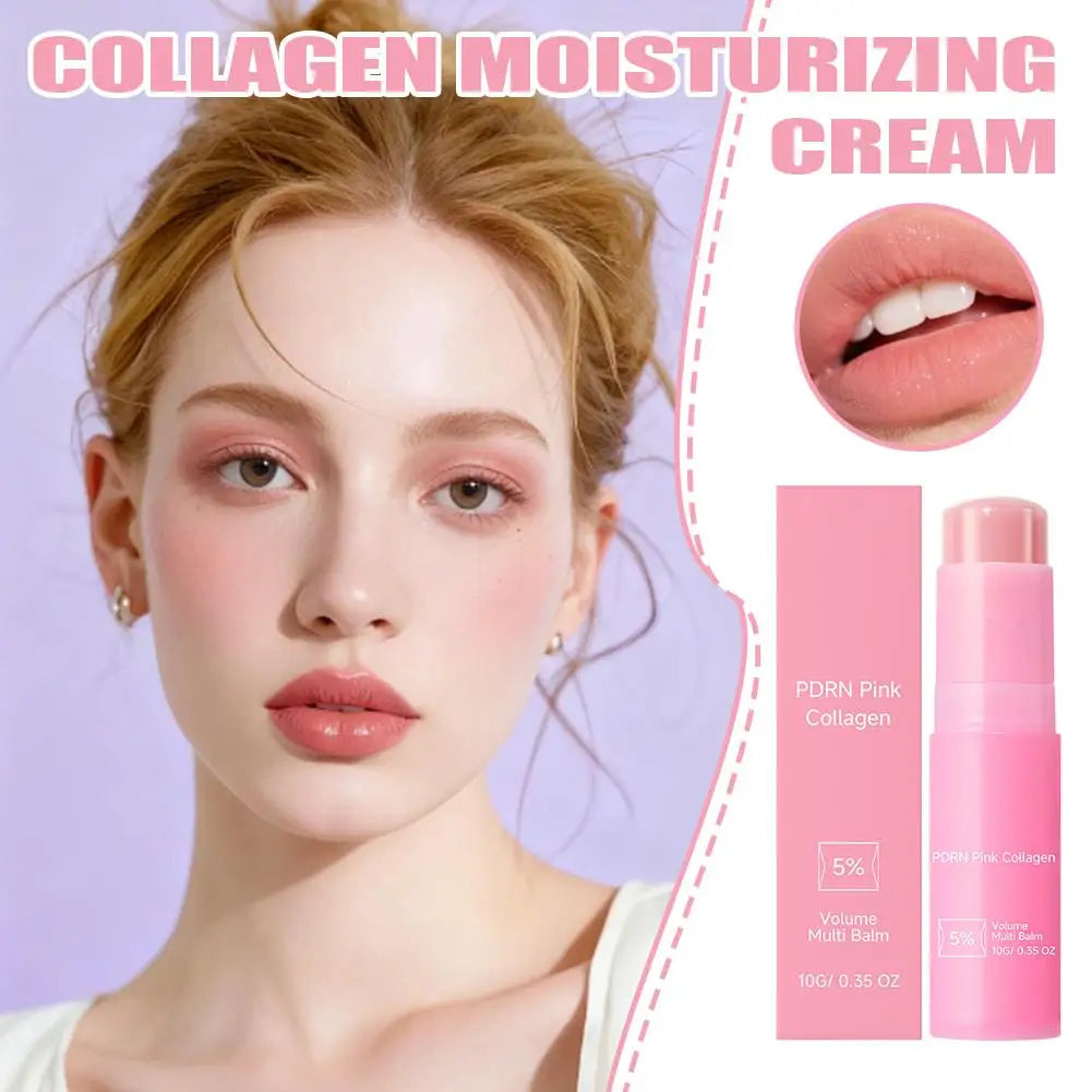 Collagen Pink Multi Balm Stick – Hydrating Lifting Facial Cream