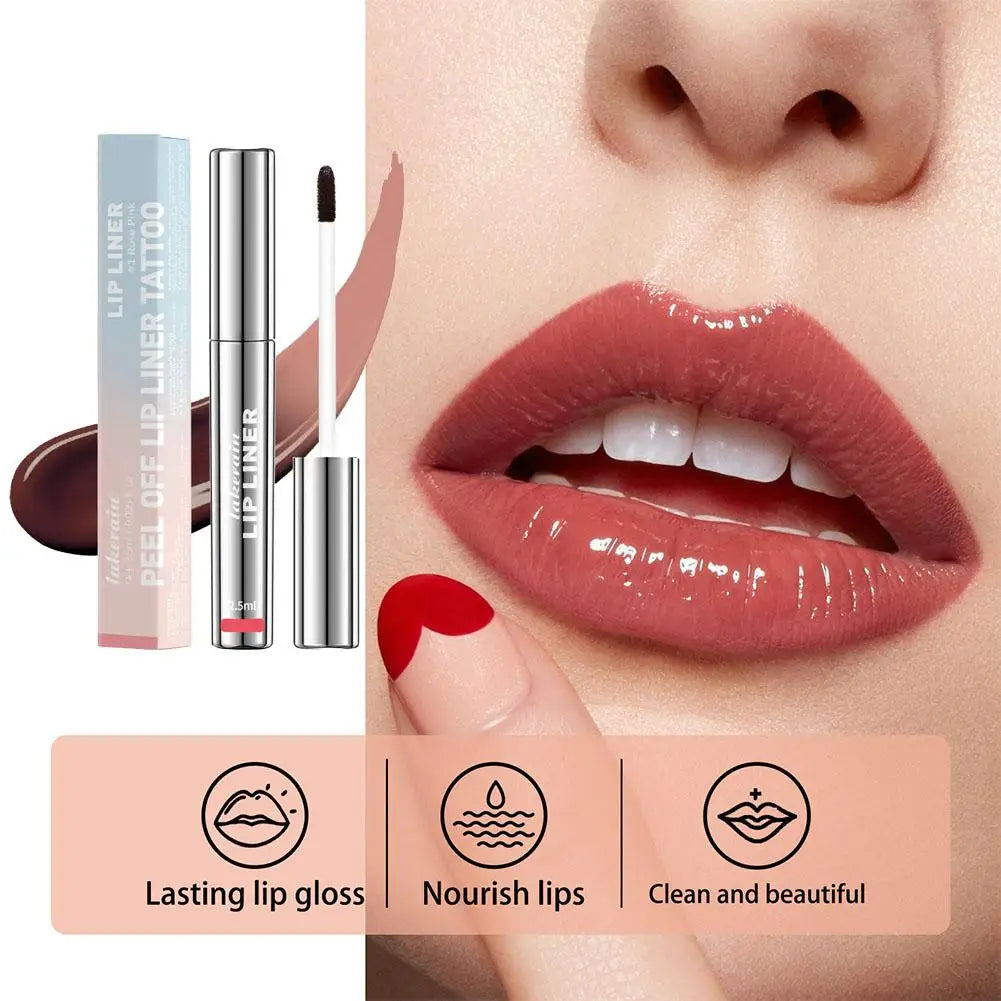 Waterproof Lip Liner Peel Off Tattoo for All-Day Color Peaceful Pleasures Health and Wellness
