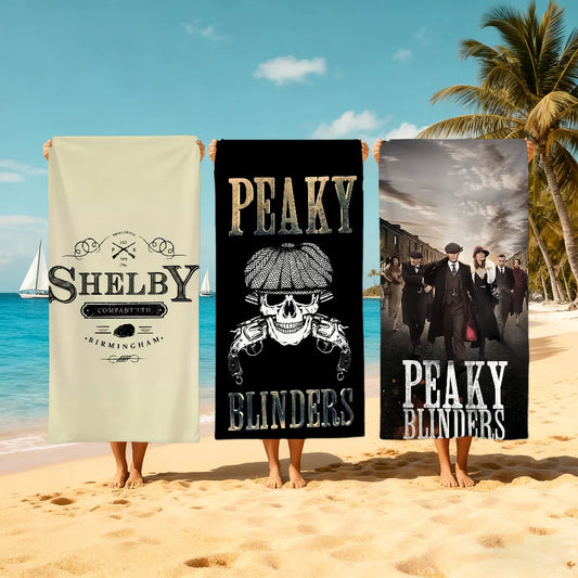 Peaky Blinders Quick-Dry Beach Towel | Soft Pool & Travel Towel Quick-Dry Beach Towel Peaceful Pleasures Health and Wellness