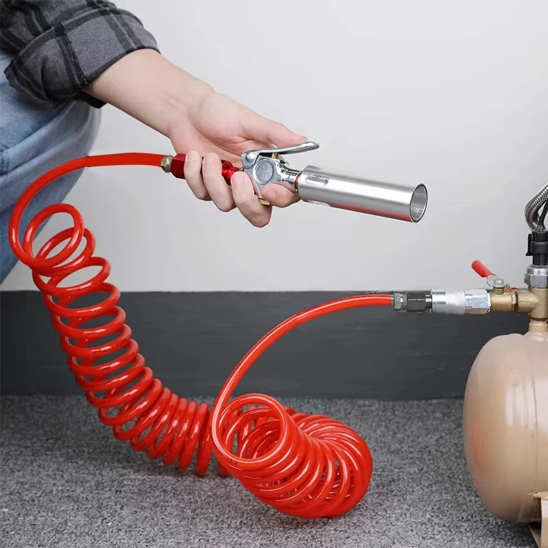 300/600cm Pneumatic Tools Hose Air Pneumatic Hose Spiral Pipe Air Compressor Hose Long Pneumatic Hose Air Compressors Tube Peaceful Pleasures Health and Wellness