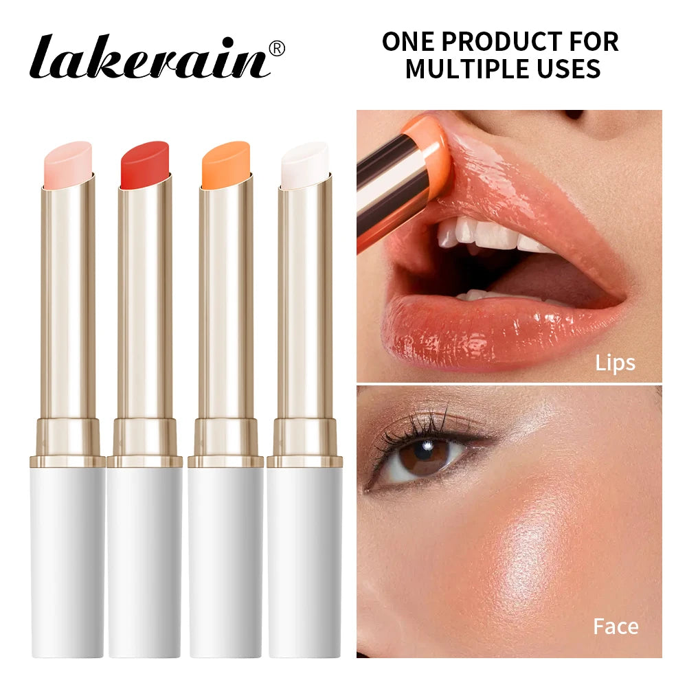 Lakerain Color Changing Lipstick Long Lasting Custom Color Deep Moisturizing Waterproof 4 Shades Available Lip Gloss Makeup Peaceful Pleasures Health and Wellness