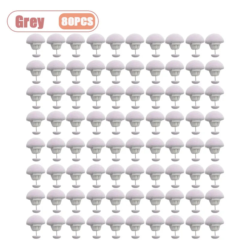 Mushroom Head Duvet Clips – No-Sew Bed Sheet Fasteners 20–80 PCS