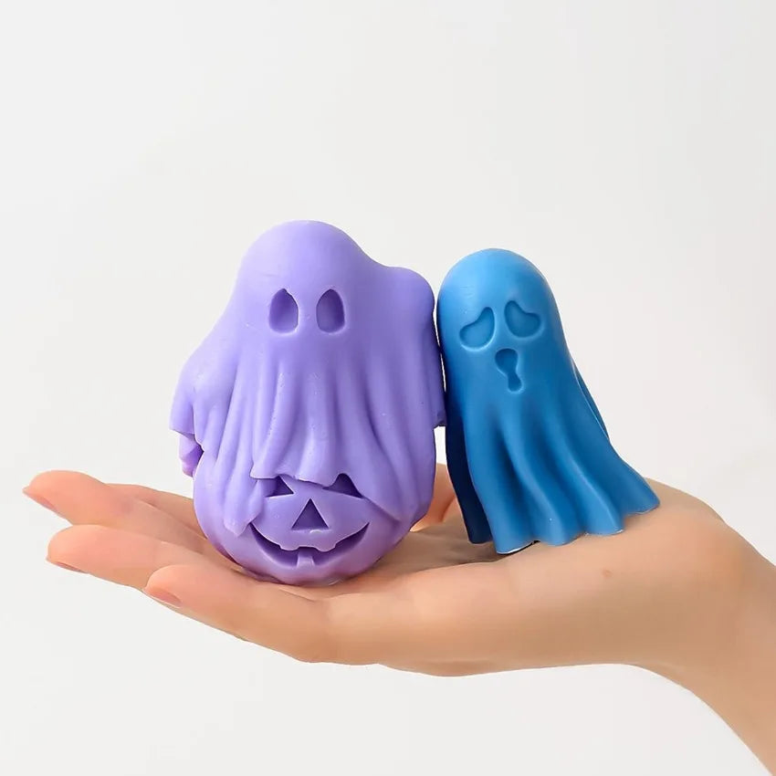 DIY Ghost Candle Silicone Mold Halloween Cute Monster 3D Handmade