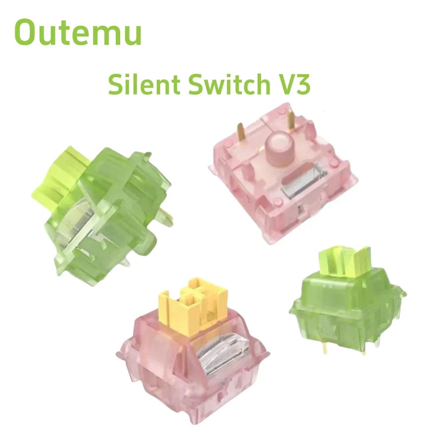 Outemu Silent Peach & Lemon V3 Switches – 5-Pin Hot Swap