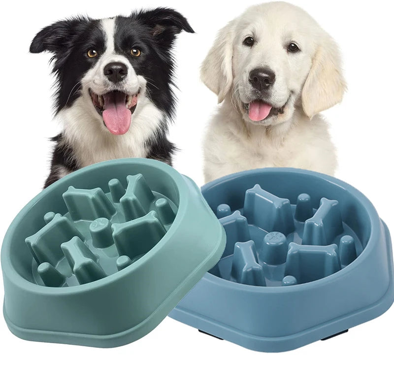 Slow Feeder Dog Bowl | Anti-Slip Maze Puzzle Dish