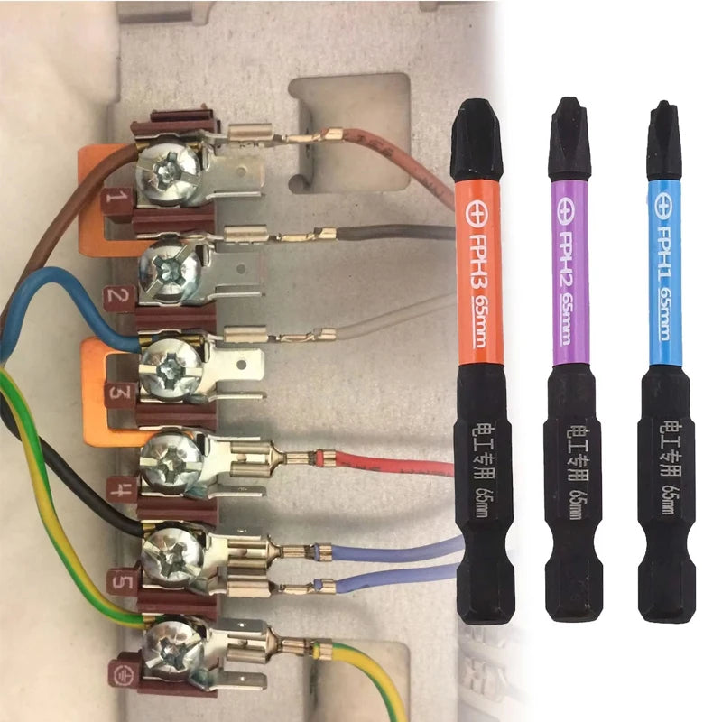 3-piece Electrician Specific Batch Head Eleven Character Screwdriver