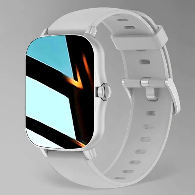 New Smart Watch 2.01 Inch HD Display Answer Make Call Message Preview Sport Modes Smartwatch DIY Dial Weather Forecast Men Women Peaceful Pleasures Health and Wellness Grey
