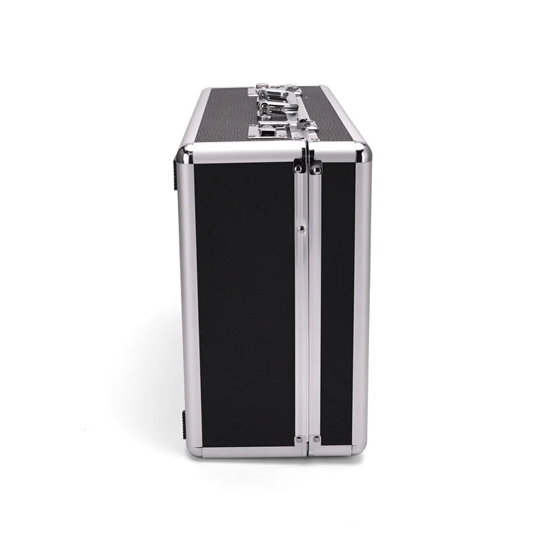 Large Capacity Barber Beauty Tools Storage Shockproof Toolbox Safety Box with Lock Salon Hairdresser Styling Toolbox Supplies Peaceful Pleasures Health and Wellness
