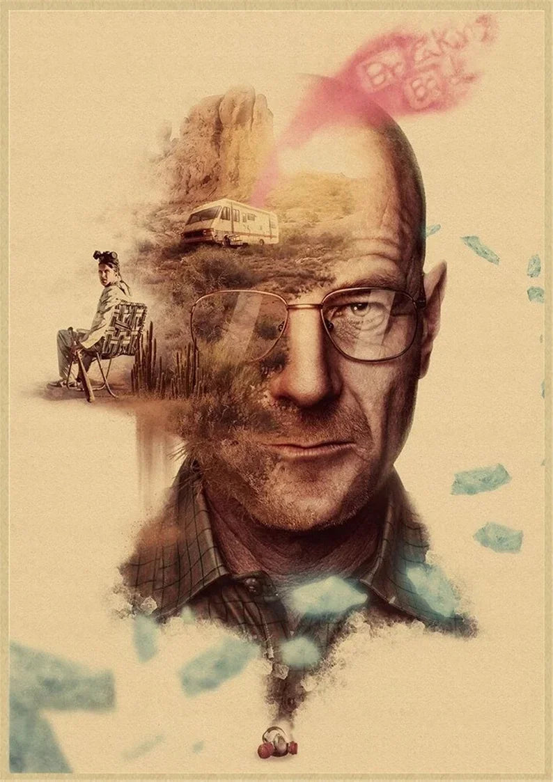 Breaking Bad Canvas Wall Art Poster | TV Series Home Decor