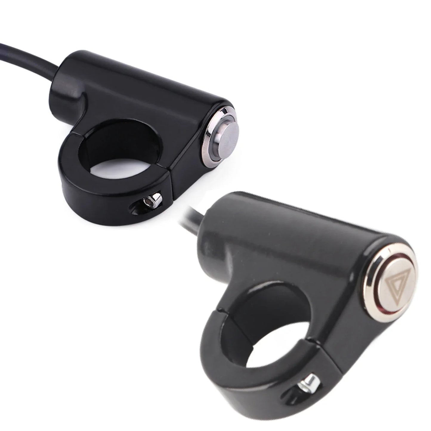 Motorcycle Handlebar Mount Switch Push Button Headlight Brake Fog