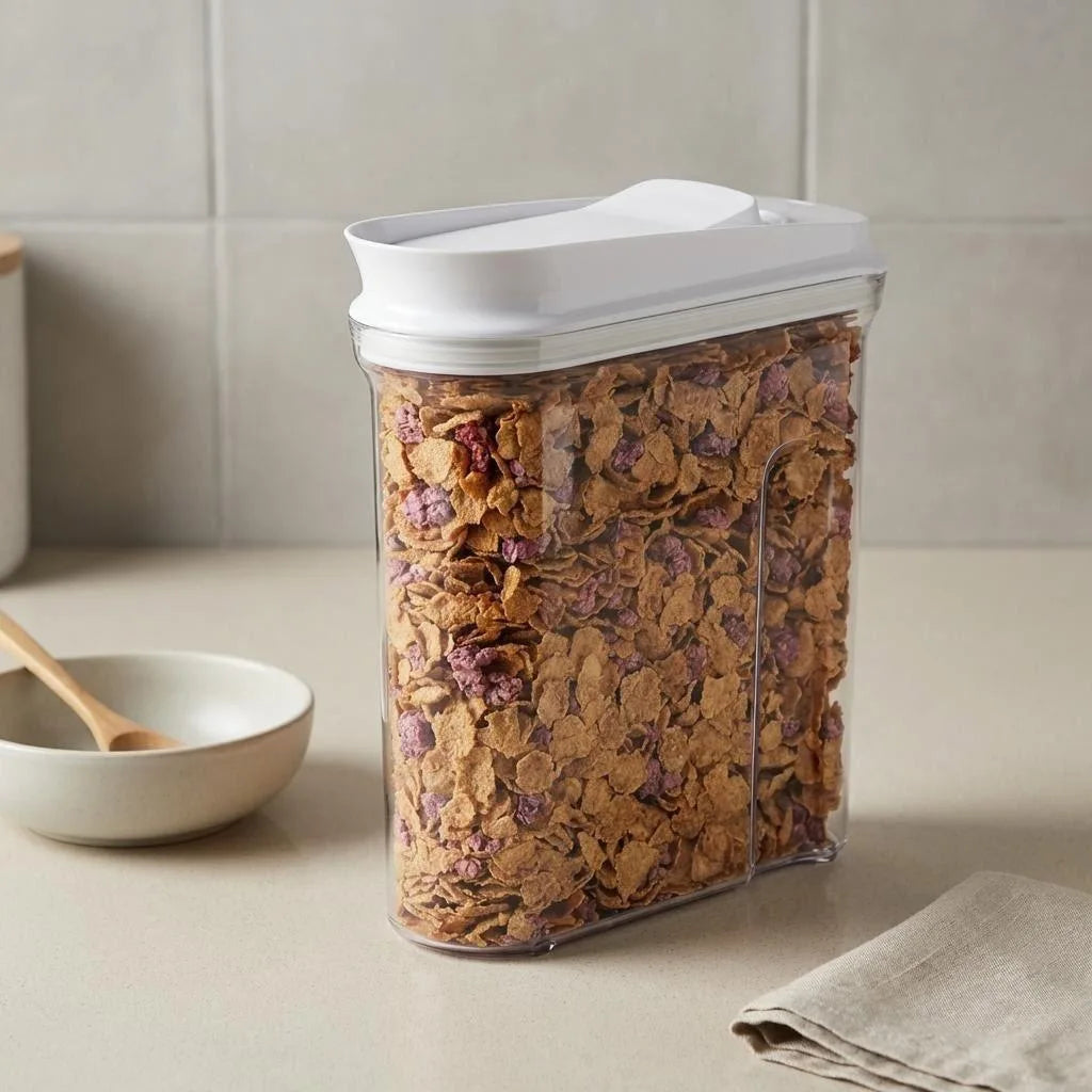 Airtight Food Storage Containers – Clear Plastic Pantry Organizers