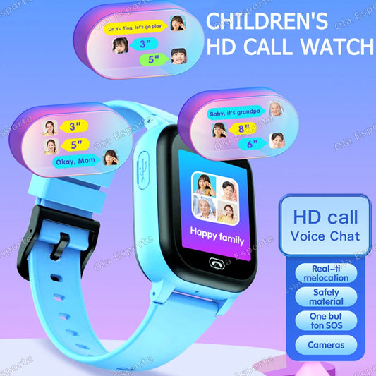 Kids GPS Smart Watch – SIM Card, Video Call, SOS & Camera Kids GPS Smartwatch Peaceful Pleasures Health and Wellness