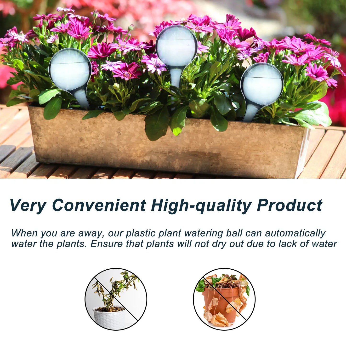 PVC Self-Watering Globe – Plant Watering Bulb for Vacation