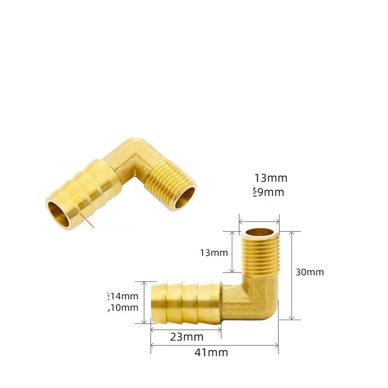 Brass Barb Hose Fitting 4–19mm BSP Female Thread Adapter