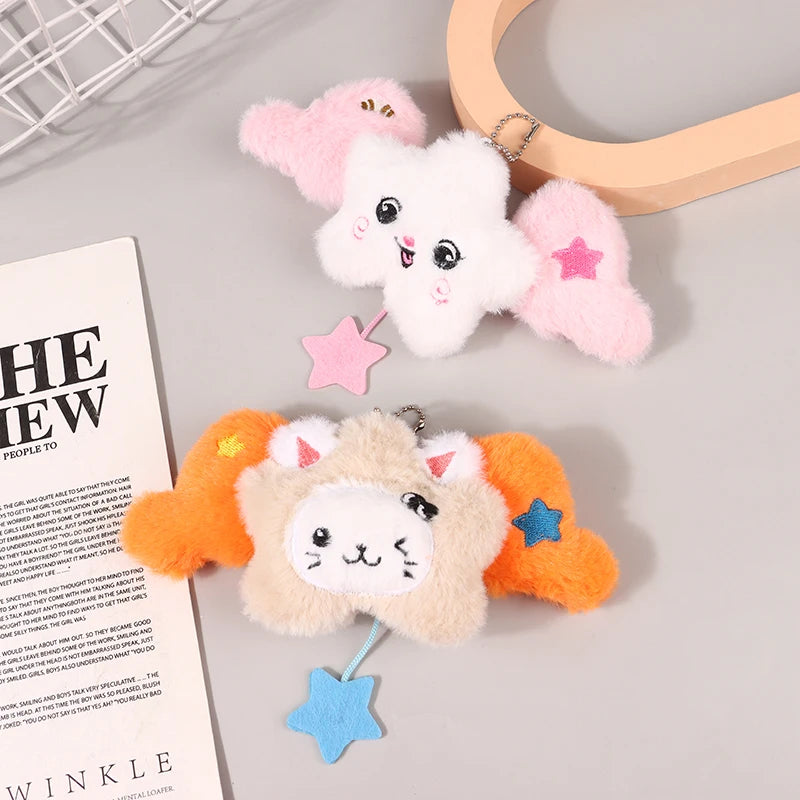 Plush Star Cartoon Keychain Pendant | Bag Charm & Gift