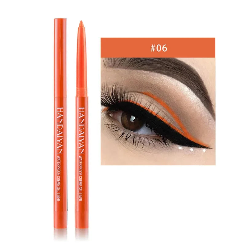 Handaiyan 20-Color Waterproof Matte Gel Eyeliner Pencil