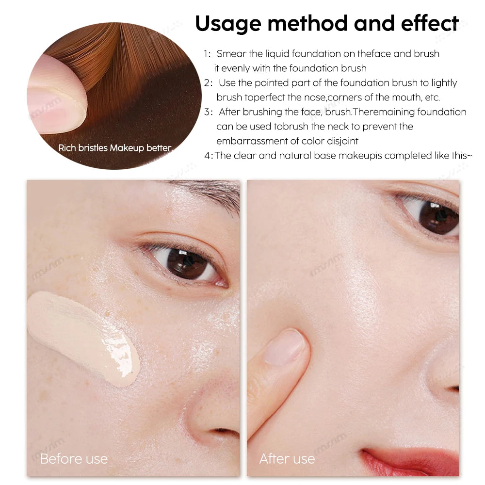 New Magic Makeup Brush Beauty Powder Face Blush Brushes Portable Professional Foundation Brush Large Cosmetics Soft Base Make up Peaceful Pleasures Health and Wellness