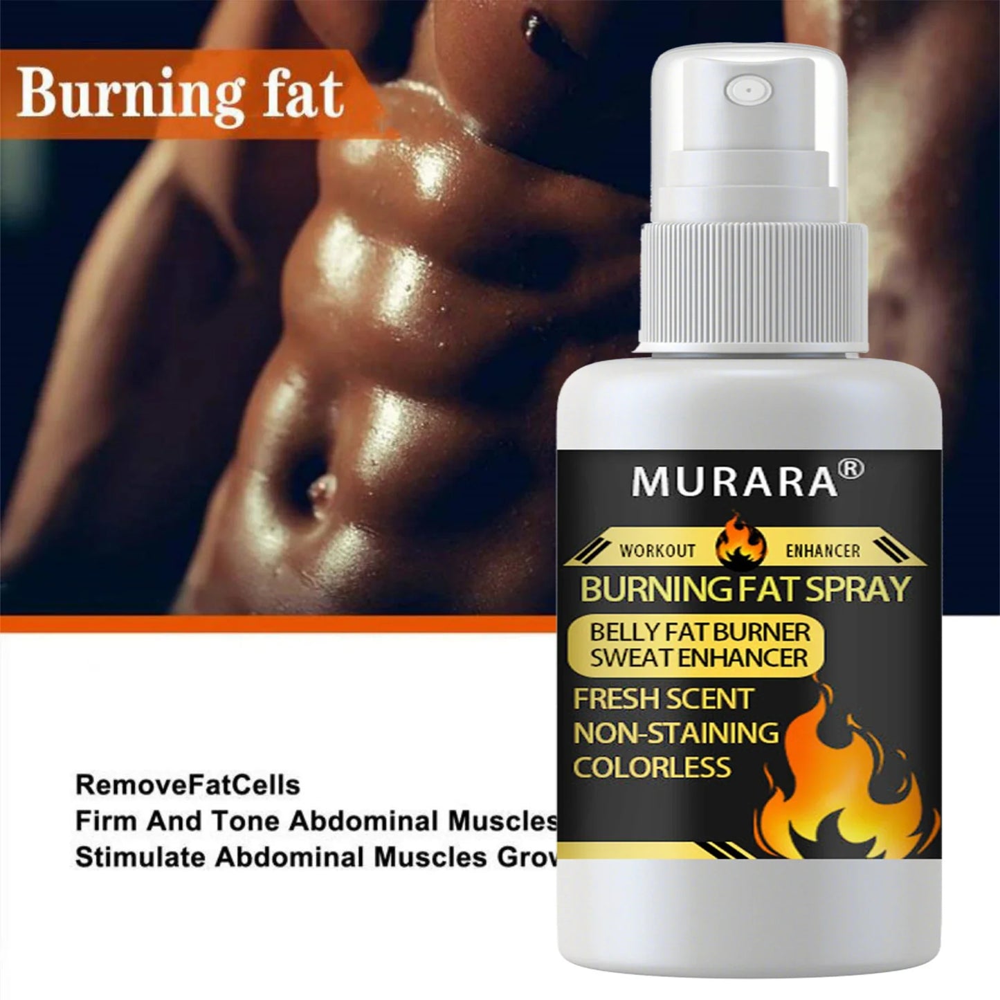 Sweat Enhancer Body Spray – Unisex Slimming Workout Mist