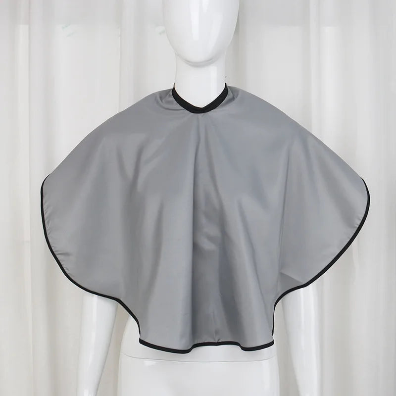 Hair Dye Tools Short Square Black Waterproof Hairdressing Salon Barber Hair Cutting Cape Cloth Wrap Hairdressing Cape Barber Peaceful Pleasures Health and Wellness GRAY