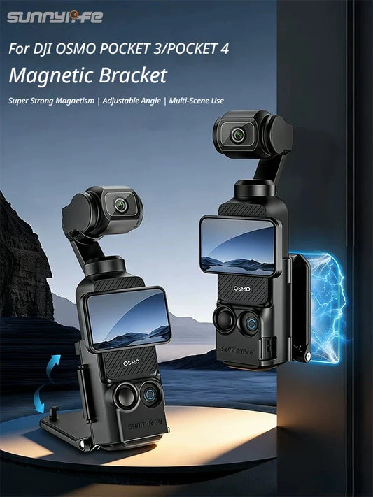 Magnetic Mount for DJI OSMO Pocket 3 & Pocket 4 | Backpack Camera Magnetic Mount Oasis Select
