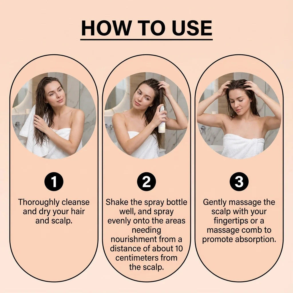 HOEGOA Hair Moisturizing Spray – Anti-Frizz Leave-In Treatment