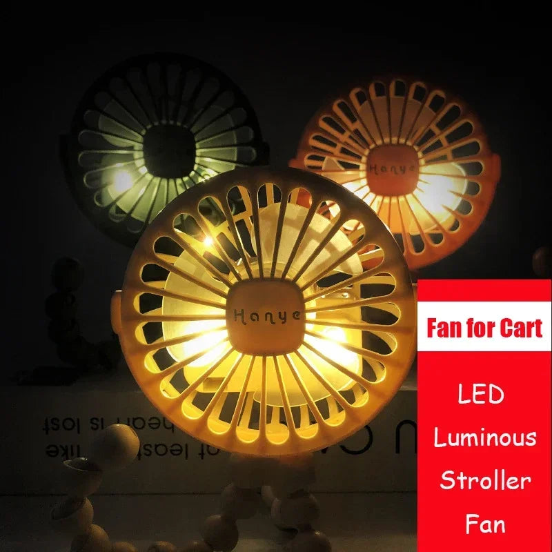 Portable Fan USB Rechargeable Clip-on Fans 3 Speeds 600mAh Mini Mini Air Cooler Home Cooling Appliances Household Electric Cold Peaceful Pleasures Health and Wellness