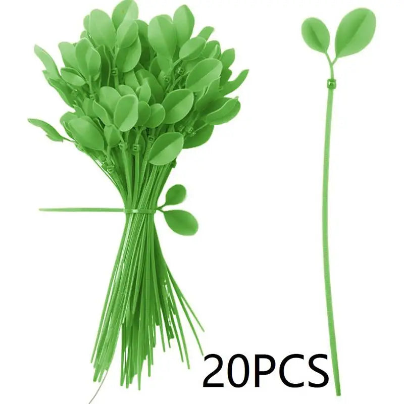 Reusable Leaf Garden Zip Ties – Nylon Plant Support Straps