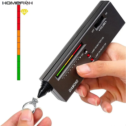 Diamond Tester High Accuracy Diamond Tester Pen Jewelry Diamond Tester Professional Diamond Selector Diamond Tester Kit Peaceful Pleasures Health and Wellness Default Title