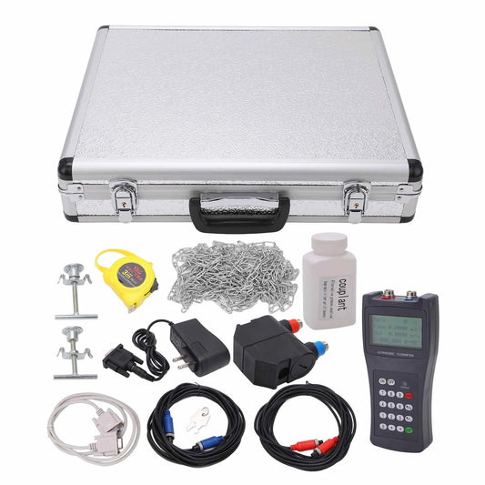 TDS-100H Handheld Digital Ultrasonic Flow Meter Tester Flowmeter US Peaceful Pleasures Health and Wellness Default Title