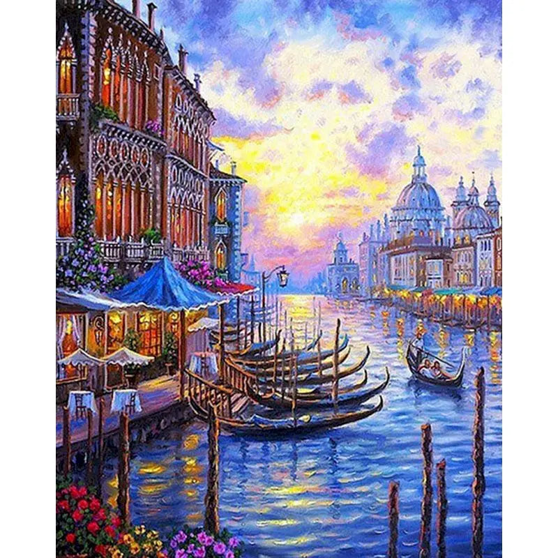 Venice Scenery Paint by Numbers Kit 60x75cm | GATYZTORY