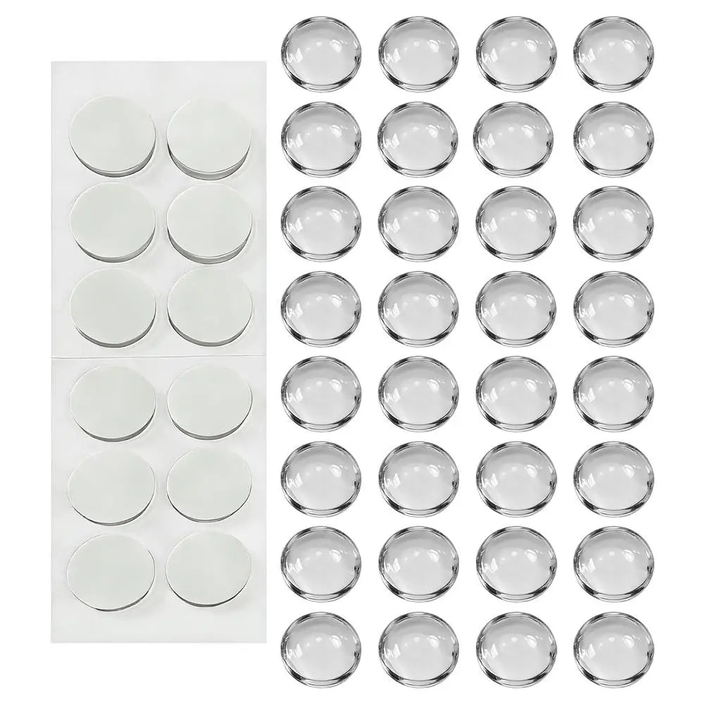 Clear Keyboard Key Caps for Long Nails – 32 Transparent Stickers