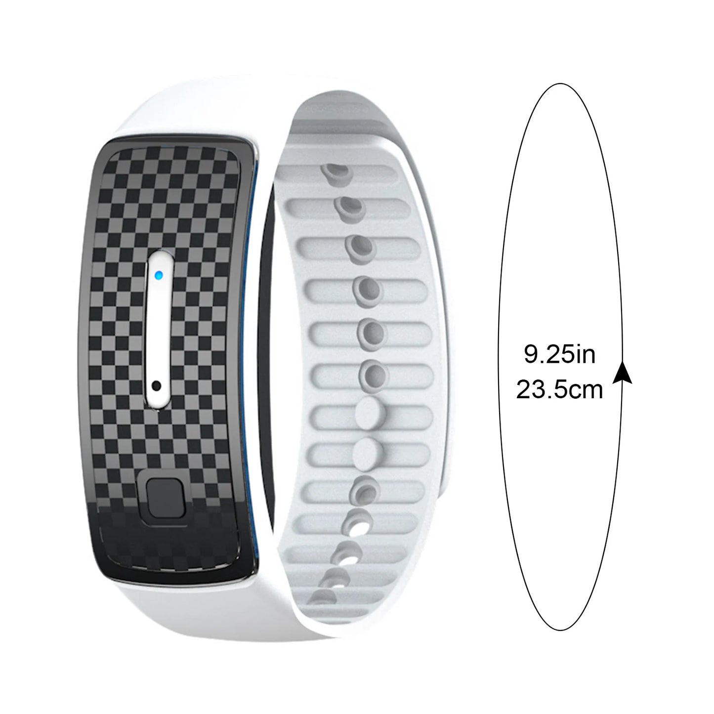 Ultrasonic Anti-Insect Bracelet Adjustable Silicone Belt Waterproof Design Essential for Outdoor Camping Peaceful Pleasures Health and Wellness