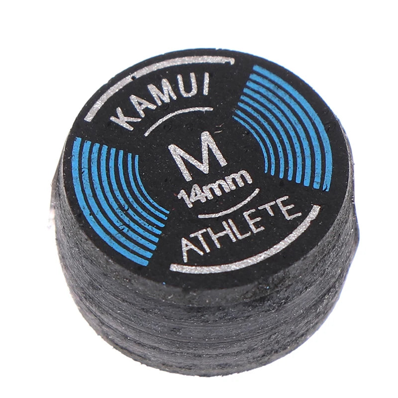 14MM Leather Pool Cue Tip – Soft, Medium, Hard | Spin & Control