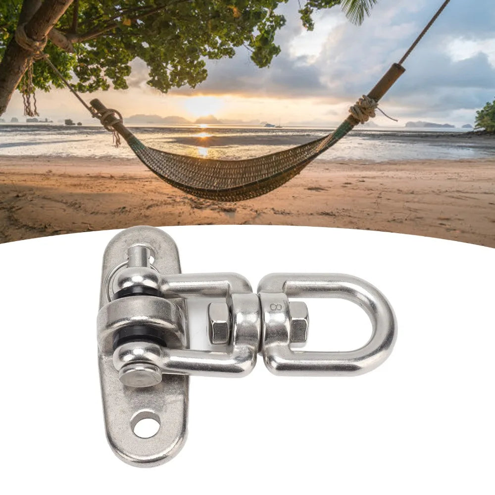 360° Rotating Stainless Steel Hammock Swing Hook Hanging Kit