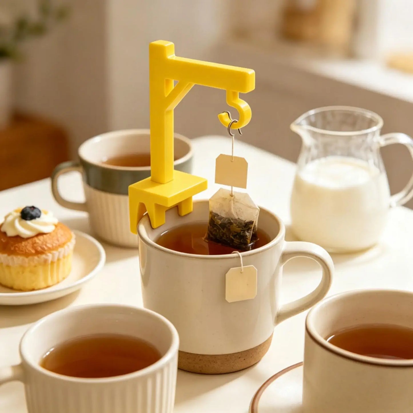 Crane Tea Bag Holder Clip – Reusable Cup Edge Hanger