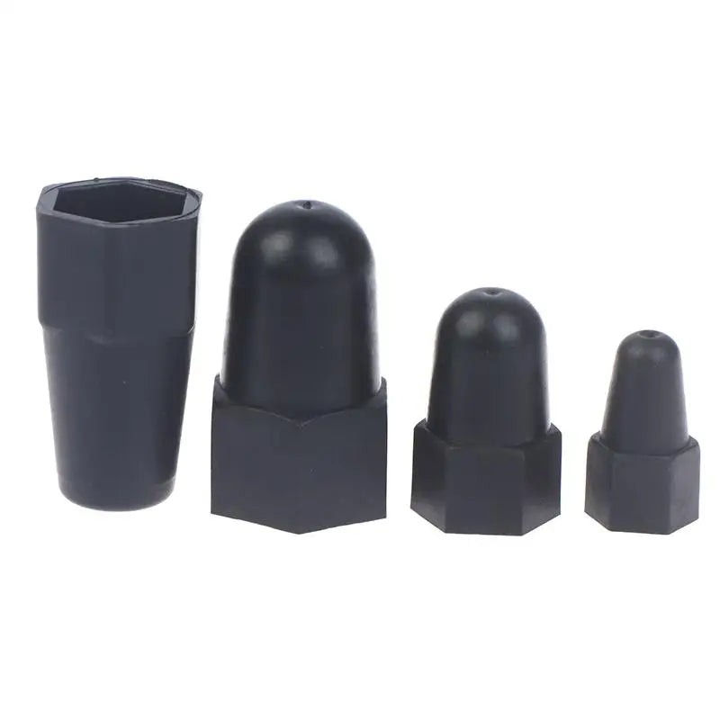 New 10PCS Lengthen Nut Cap Hexagonal Nut M6 M8 M10 M12PE Plastic Nut Protection Caps Hex Screw Protective Sleeve Peaceful Pleasures Health and Wellness