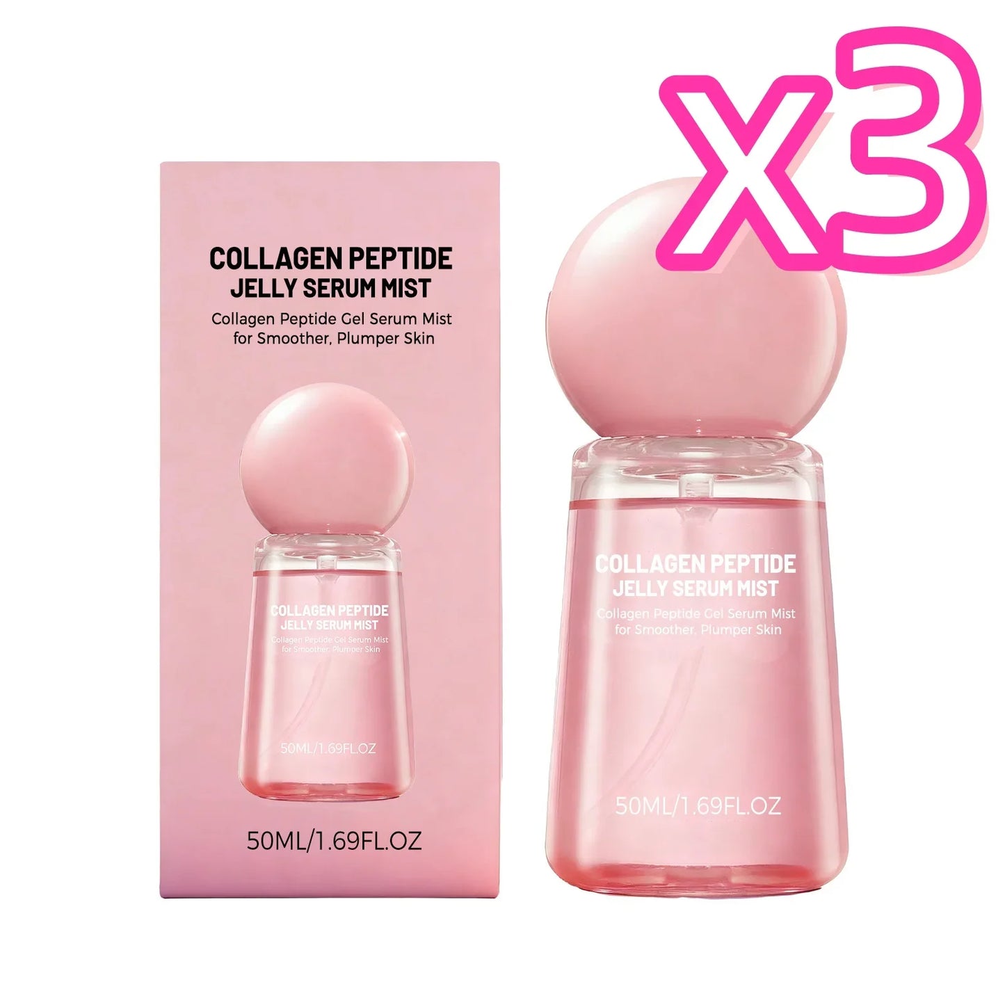Collagen Peptides Jelly Serum Mist – Hydrate & Tighten Pores